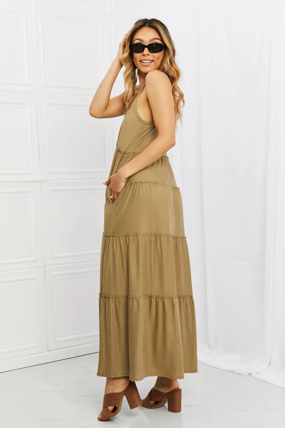 Phoenix Dress in Khaki