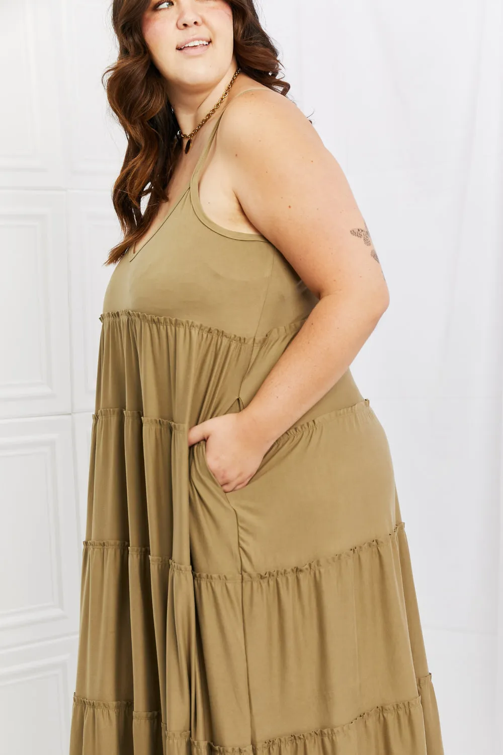 Phoenix Dress in Khaki