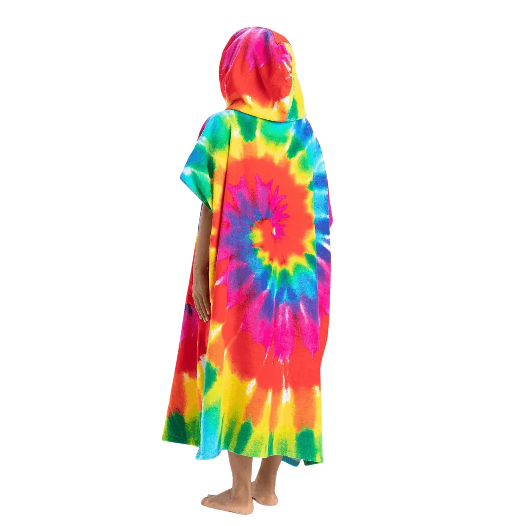 Poncho Leus Original Eco Tie Dye Rainbow