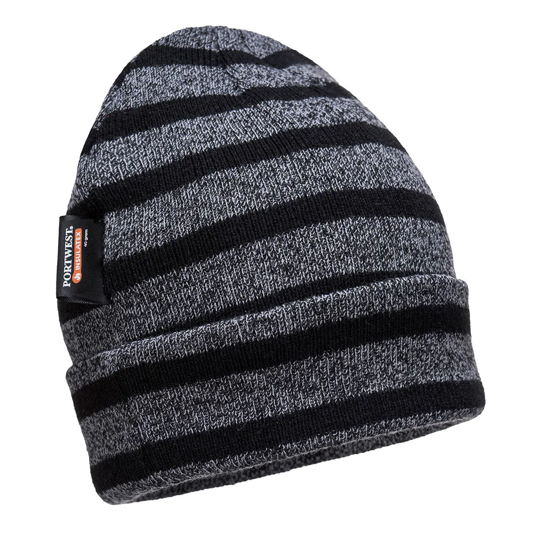 Portwest B024 Striped Insulated Knit Cap
