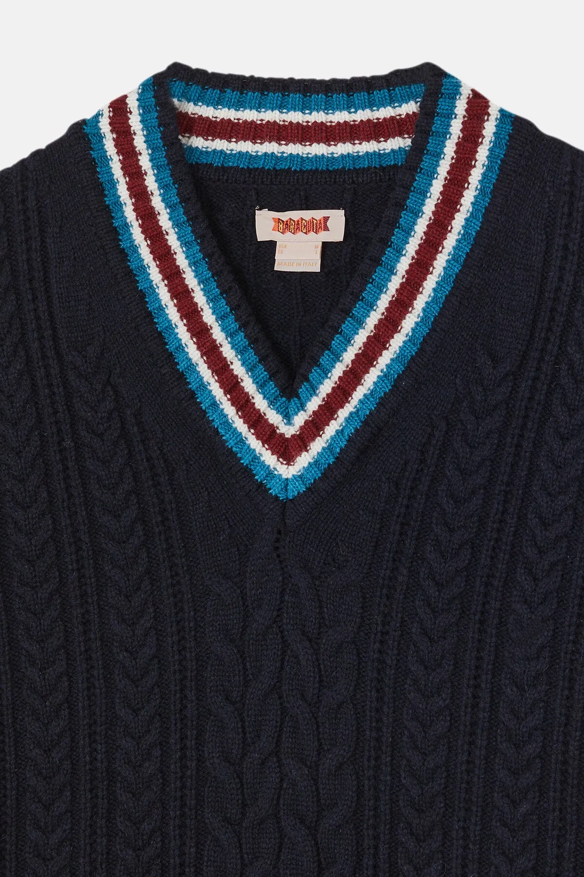 Premium Cable V Neck
