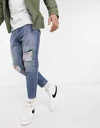 Pull & Bear Boyfriend Jeans - Blue