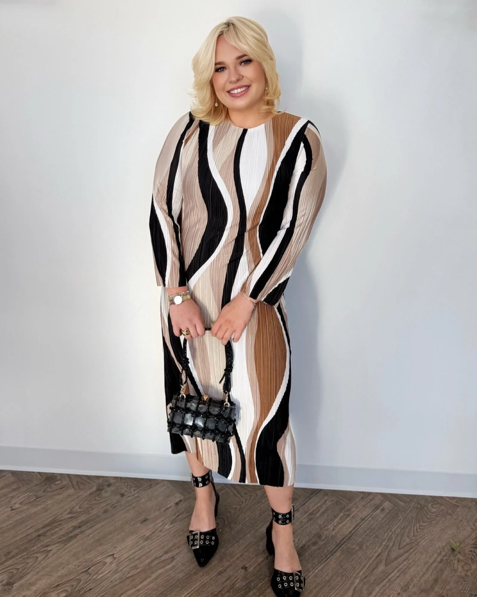 RaeLynn Pleated Maxi Dress