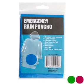 Rain Poncho With Hood