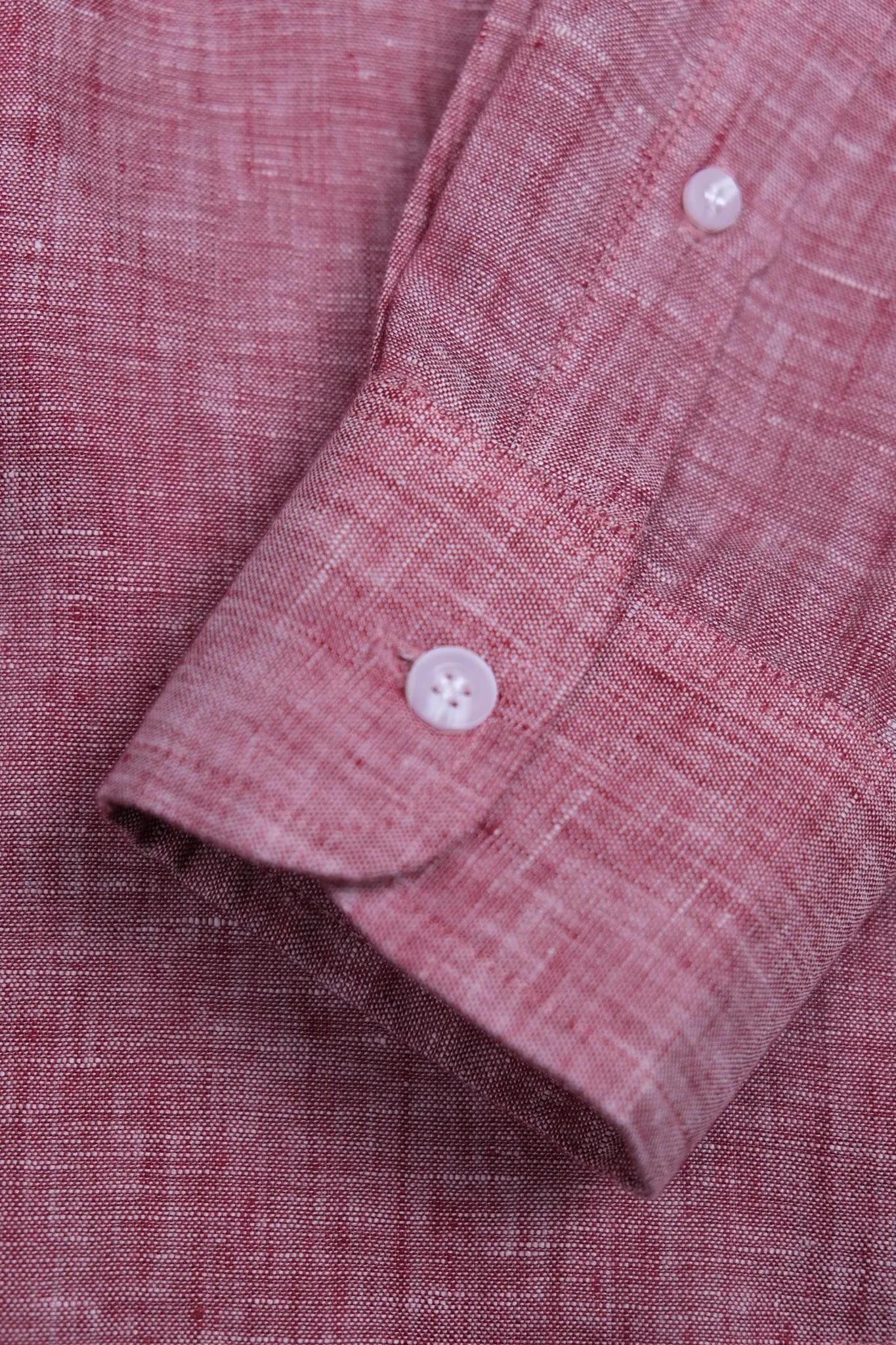 Red Lino Datuk Shirt