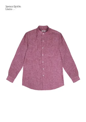 Red Lino Datuk Shirt