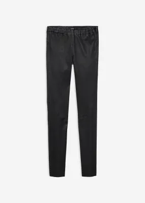 ROCHE | Leather stretch legging