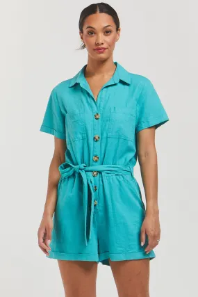 Rosalie Short Sleeve Romper