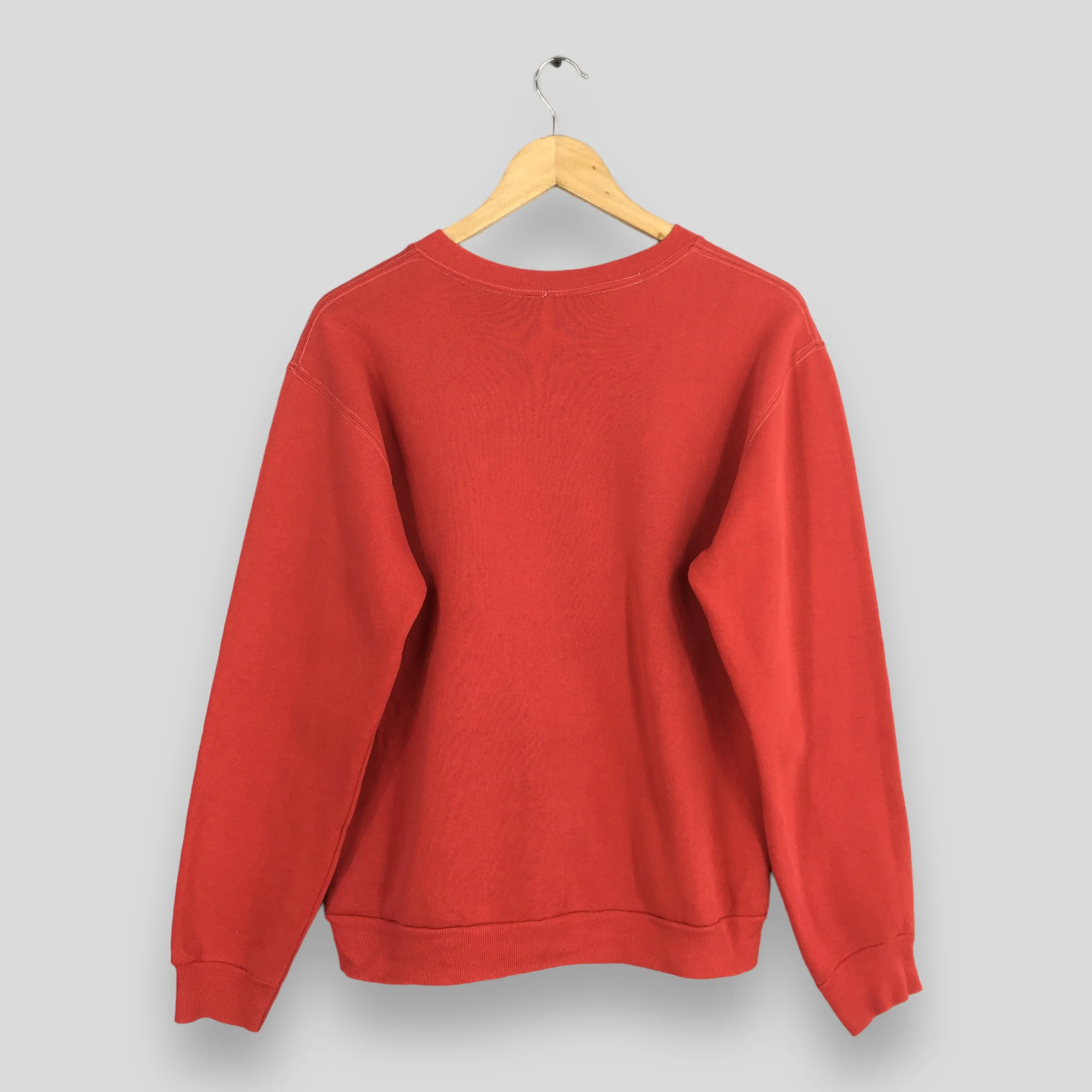 Russell Athletic Plain Red Sweatshirt Medium