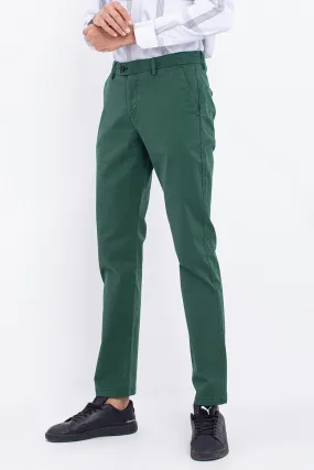 SF Pine Green 2-Way Stretch Washed Chino