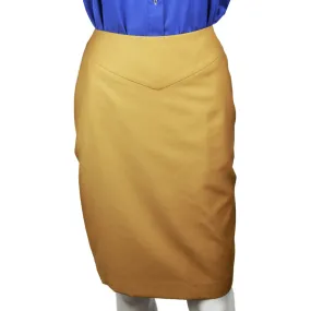 SGRho Gold Pencil Skirt