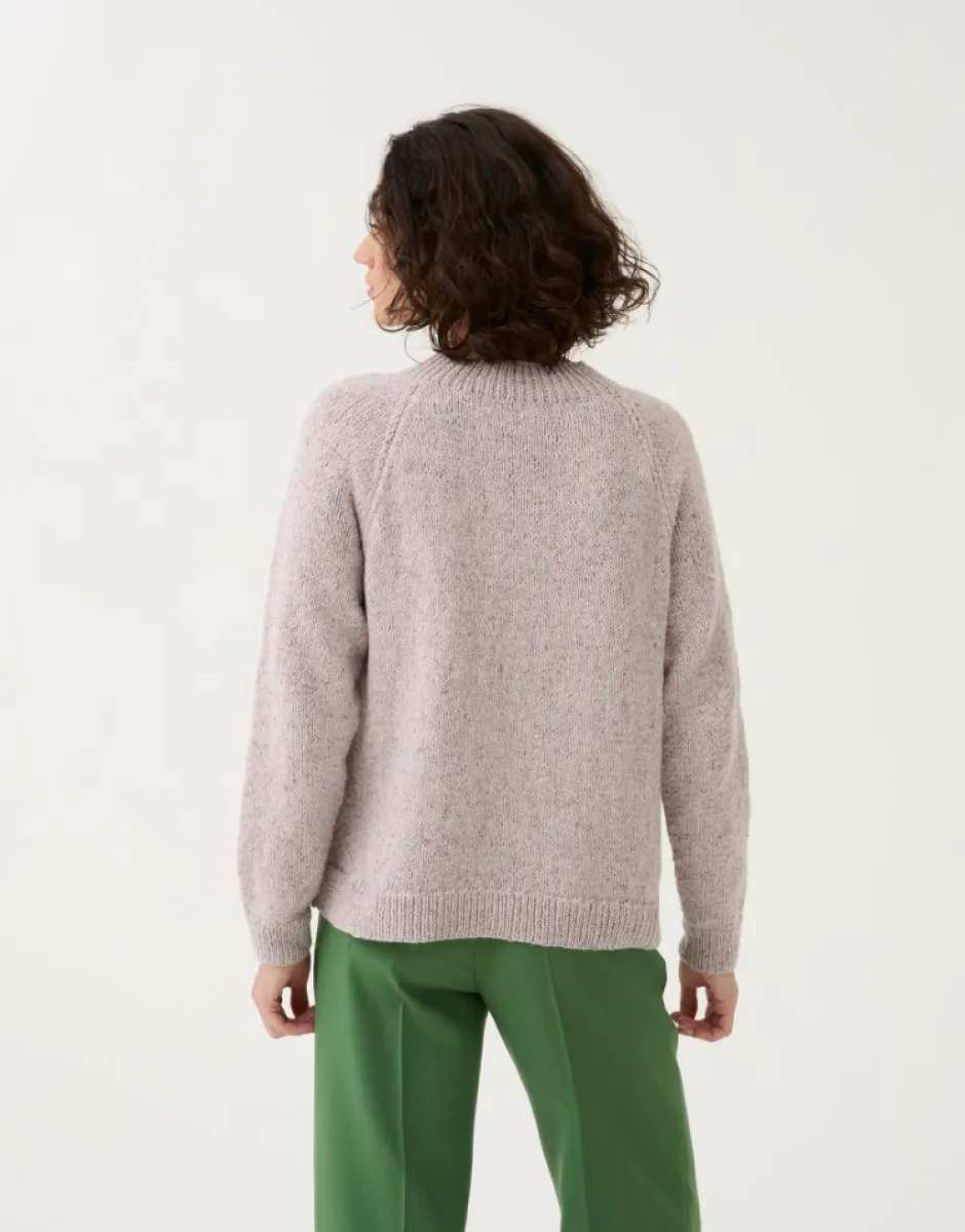 Sirdar - Buttoned Raglan Jumper in Loveful Recyled Tweed DK - Knitting Pattern 10781
