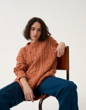 Sirdar - Cable Crew Jumper in Loveful Recyled Tweed DK - Knitting Pattern 10785