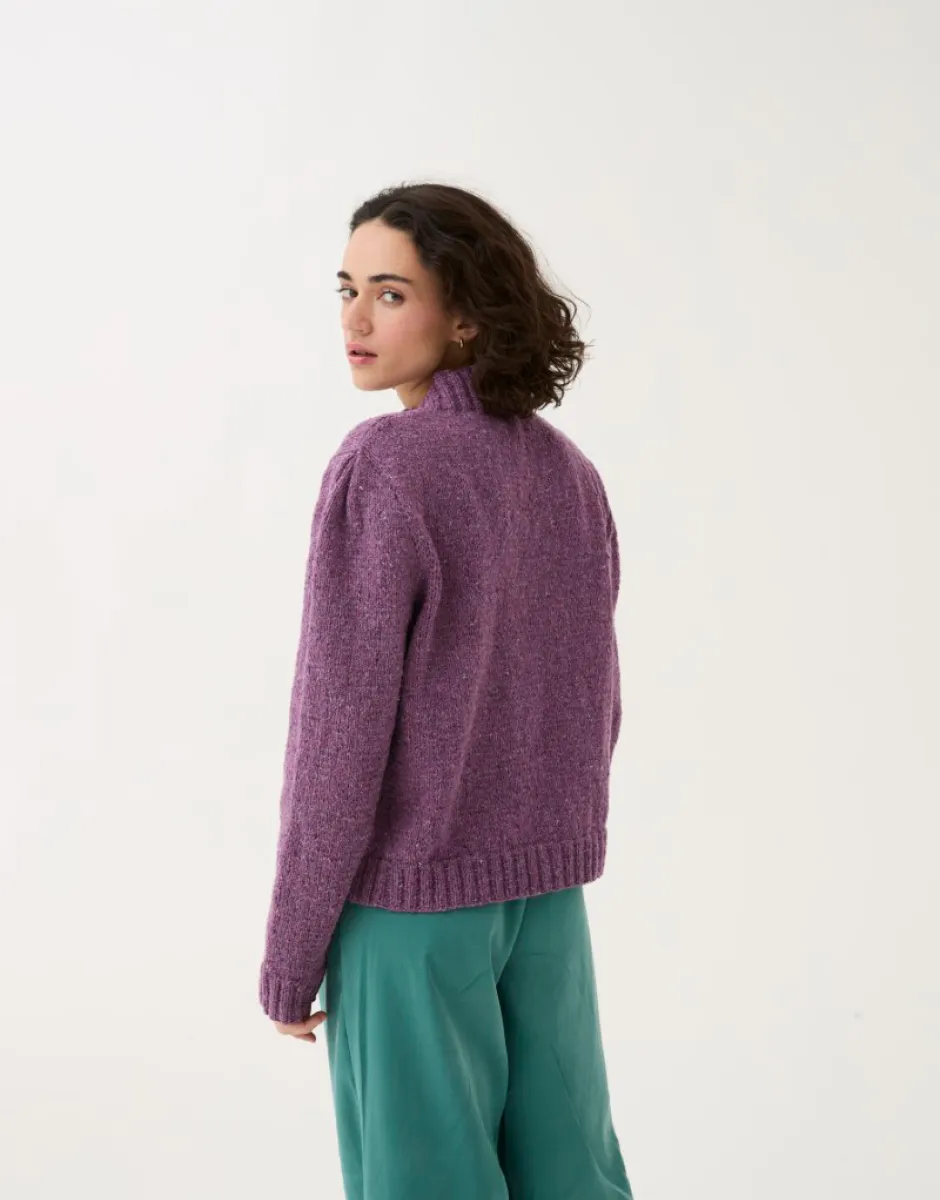 Sirdar - Puff Sleeve Jumper in Loveful Recyled Tweed DK - Knitting Pattern 10783