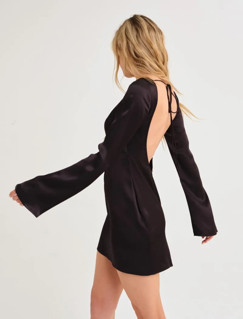 Sweet Talker Mini Dress | Black