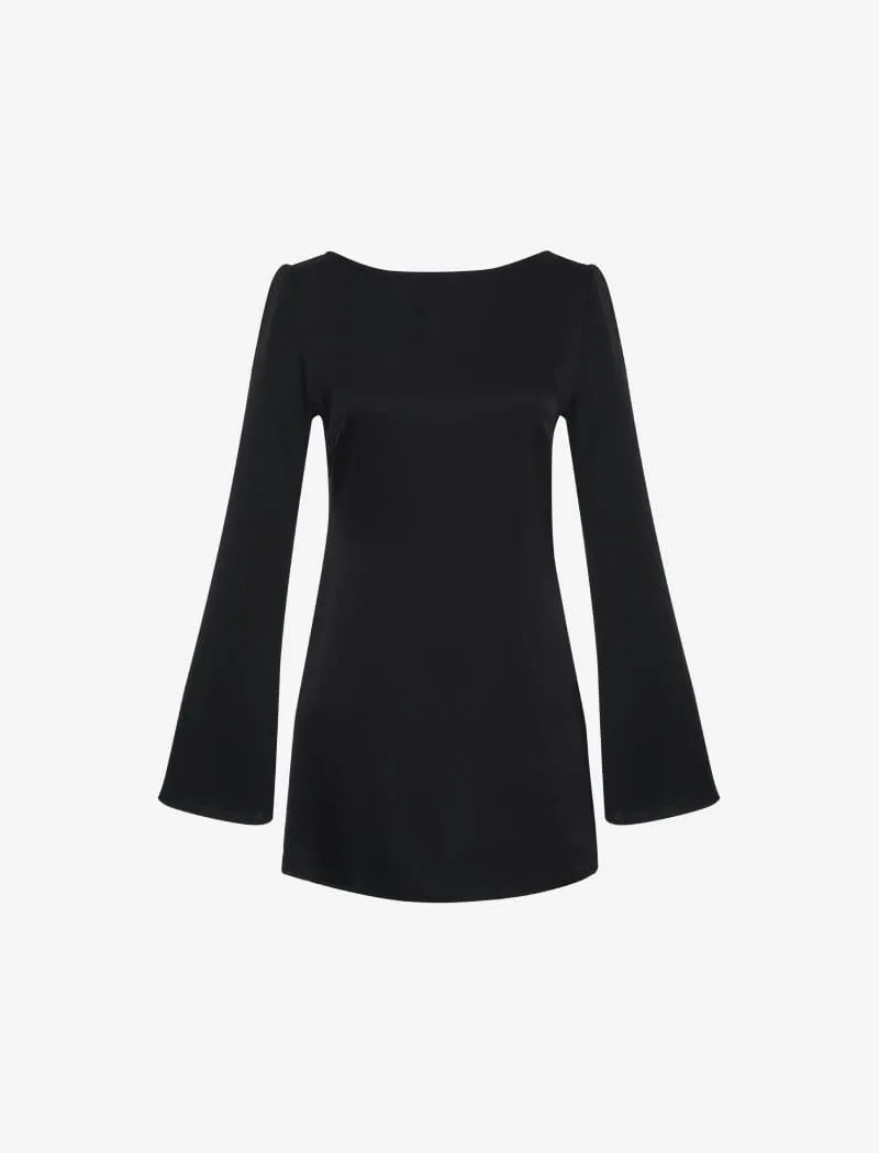 Sweet Talker Mini Dress | Black