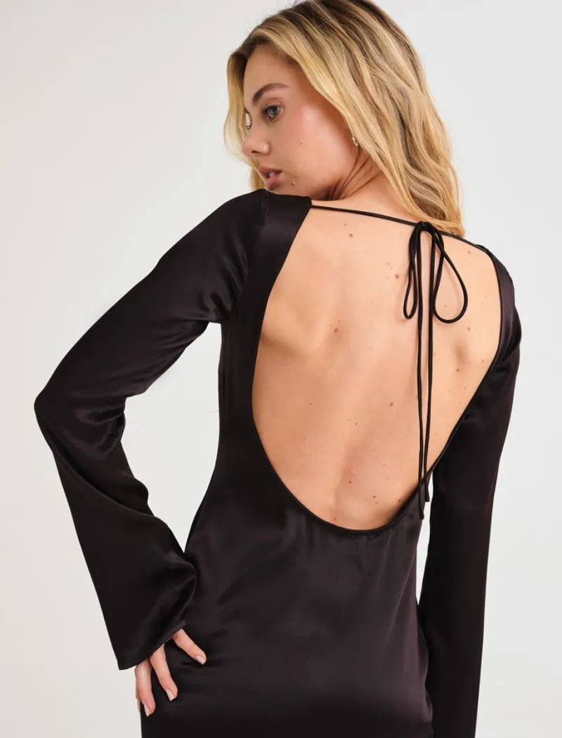 Sweet Talker Mini Dress | Black