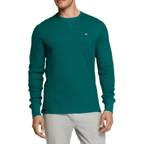 TOMMY HILFIGER Men's Long-Sleeve Cotton Blend Thermal Shirt,