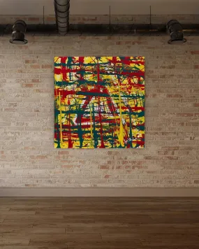 Triangle Matrix  (Print on Canvas)