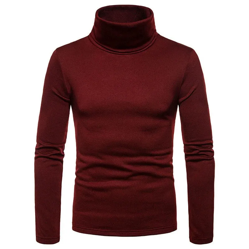 Turtleneck jumper for men - Comfortable turtleneck jumper for everyday and leisure wear