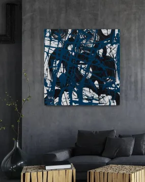 Twisted Circles  (Print on Canvas)
