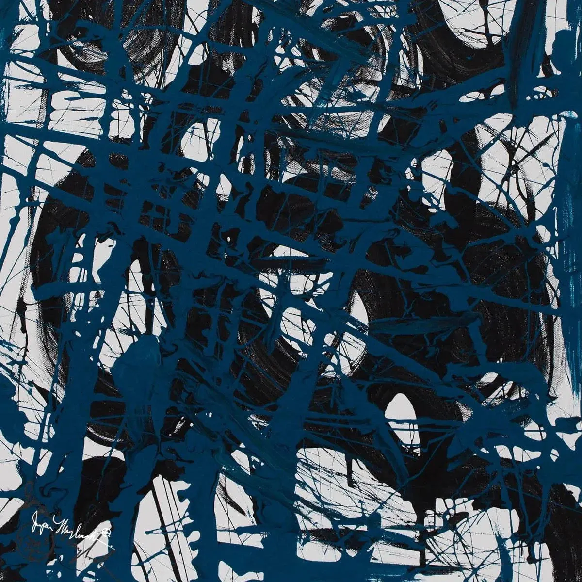 Twisted Circles  (Print on Canvas)