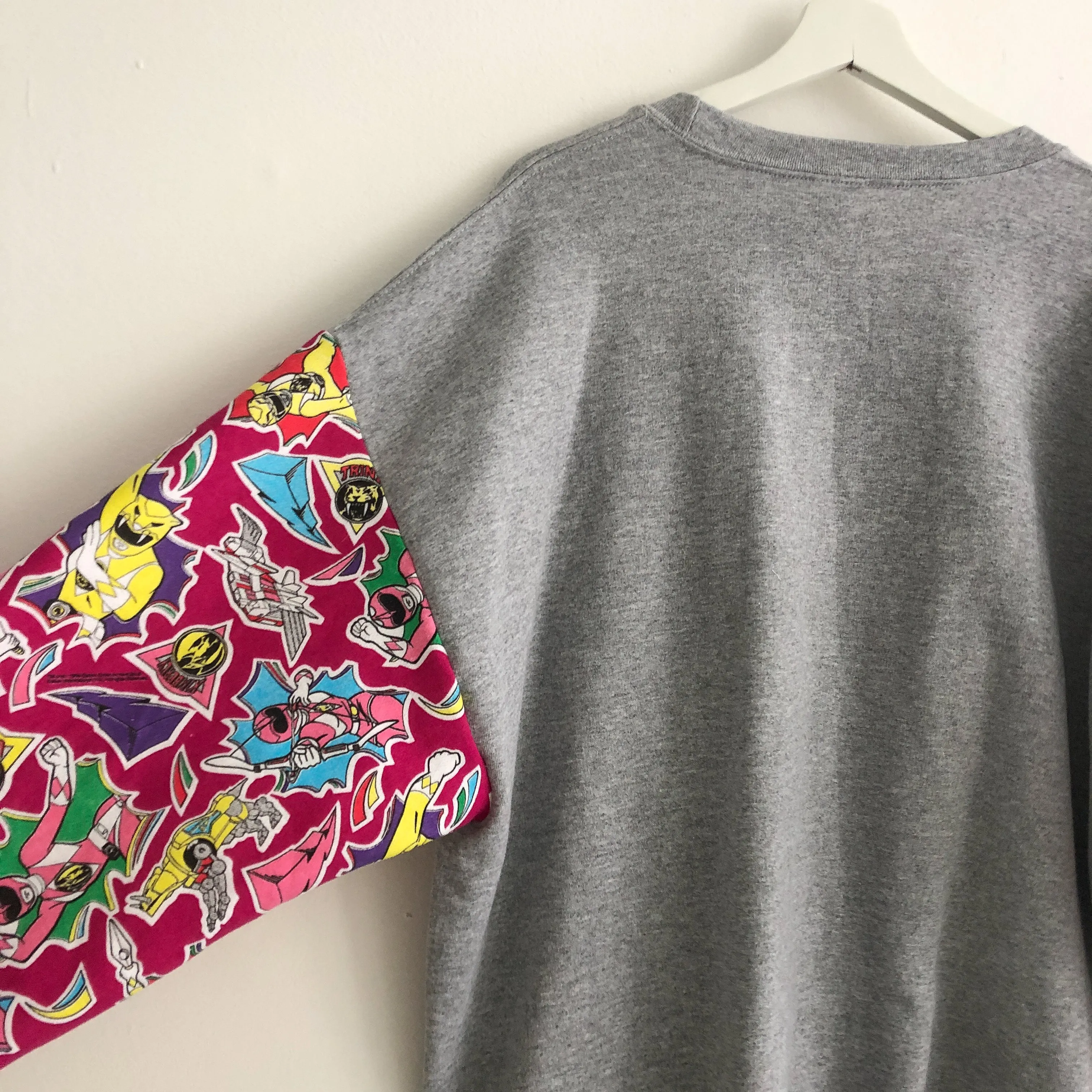 Upcycled Power Rangers Crewneck