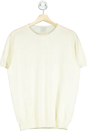 Velasca Cream Short-Sleeve Jumper UK M