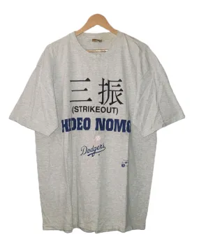 Vintage L.A. Dodgers Hideo Nomo MLB Baseball 1995 T-Shirt XL