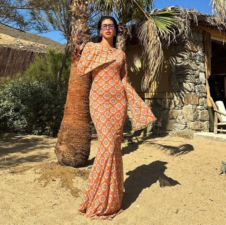 Vvsha Bodhi Printed Maxi Dress