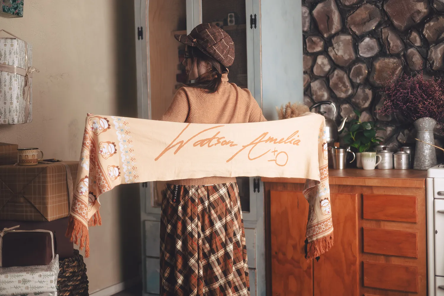 WATSON AMELIA Knit Scarf