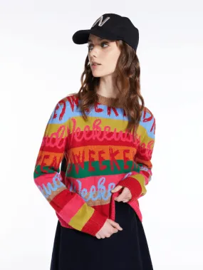 Weekend By Max Mara T GLENDA Multi Letters Jumper 536614296 001