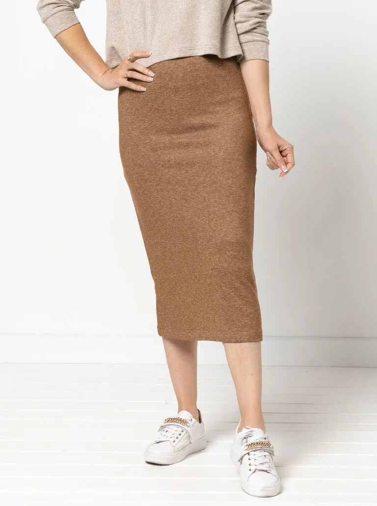 Yoyo Knit Skirt by StyleArc