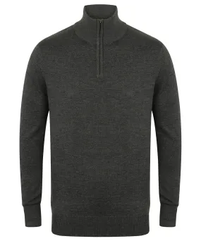 zip jumper | Grey Marl